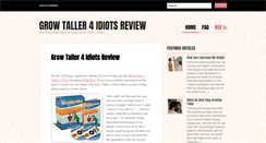 Desktop Screenshot of grow-taller-4-idiots.com